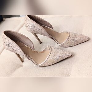 Badgley Mischka Lace Stiletto Heels